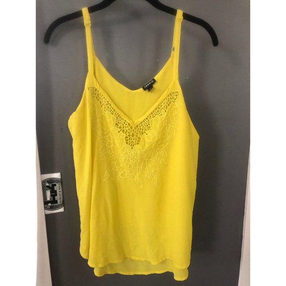 Tank Top torrid medium 8 10 yellow - Picture 1 of 4